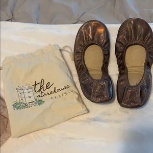 Bronze metallic Storehouse Flats